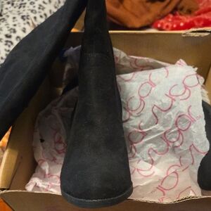 Sugar Women's Over the Knee Black Boots